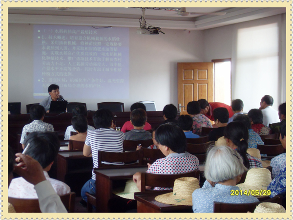 20140529禄口街道社区教育中心举办水稻直播农科教培训班03.jpg