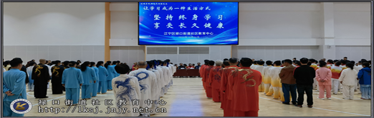 禄口社教中心举办2024年全民终身学习活动周开幕式暨南京南部地区太极拳精英邀请赛